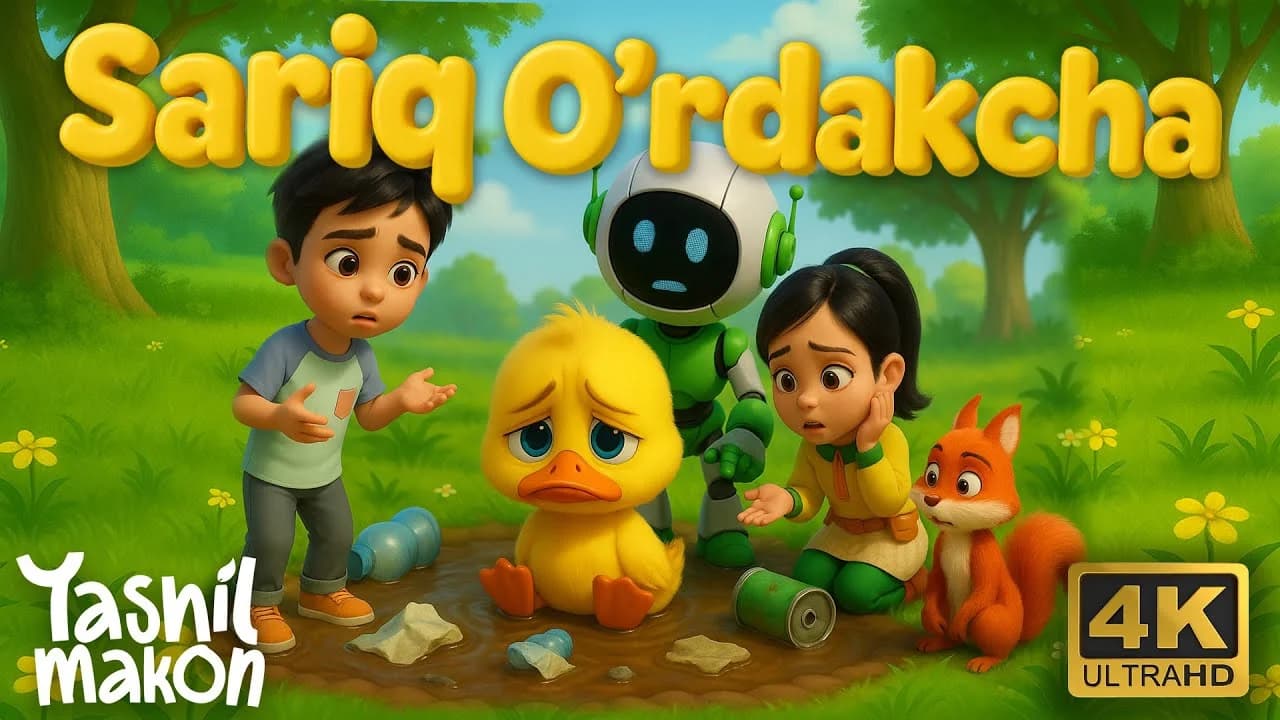 «Yashil Makon» multserialidan kadr